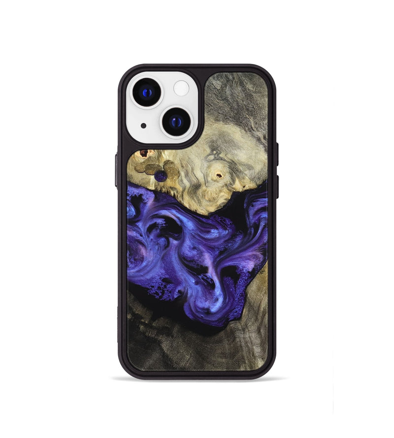 iPhone 13 mini Wood Phone Case - Kyree (Purple, 827119)