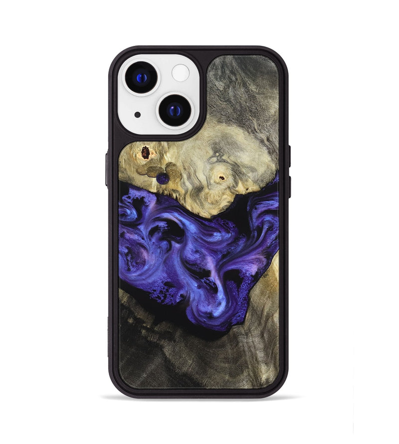 iPhone 13 Wood Phone Case - Kyree (Purple, 827119)