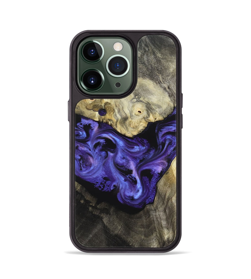 iPhone 13 Pro Wood Phone Case - Kyree (Purple, 827119)