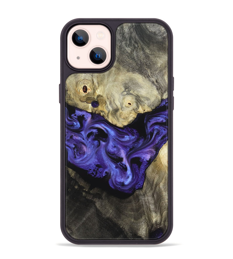 iPhone 14 Plus Wood Phone Case - Kyree (Purple, 827119)