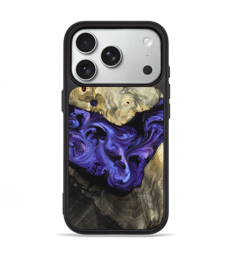 iPhone 18 Pro Wood Phone Case - Kyree (Purple, 827119)