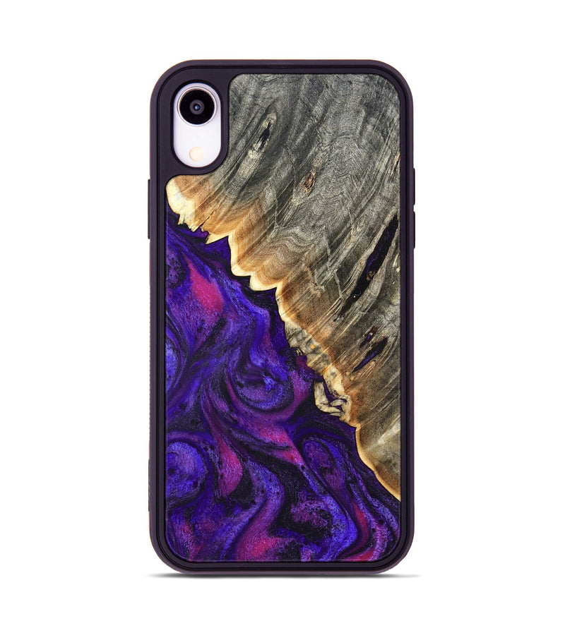 iPhone Xr Wood Phone Case - Crue (Purple, 827120)