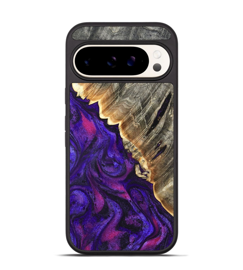 Pixel 9 Wood Phone Case - Crue (Purple, 827120)