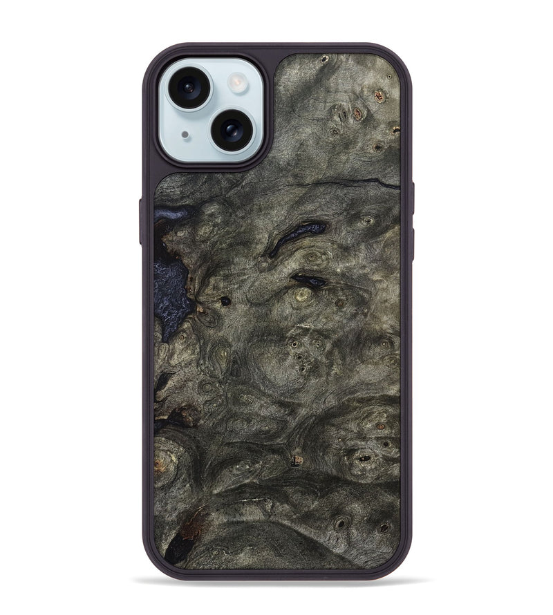 iPhone 15 Plus Wood Phone Case - Mikael (Wood Burl, 827122)