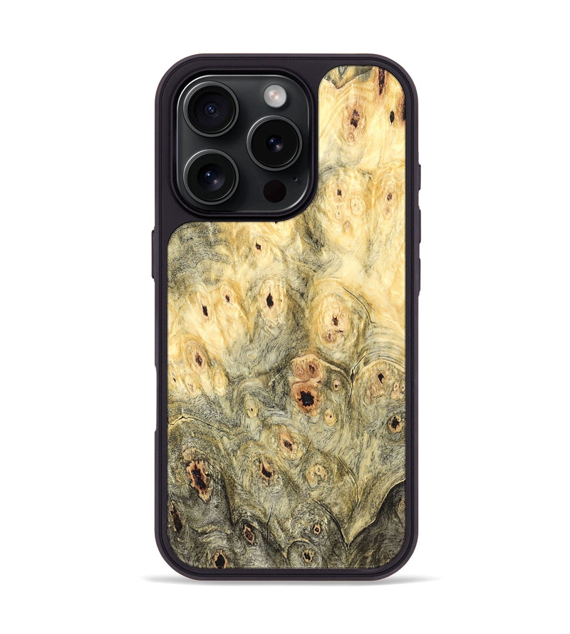 iPhone 16 Pro Wood Phone Case - Rocco (Wood Burl, 827123)