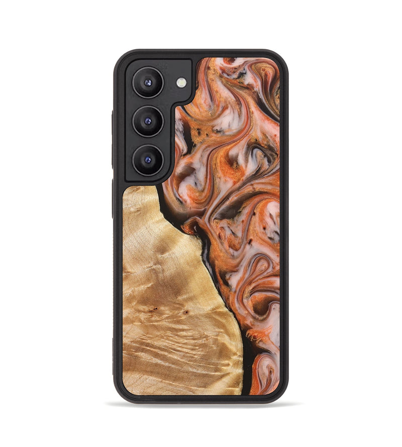 Galaxy S23 Wood Phone Case - Ayana (Red, 827125)