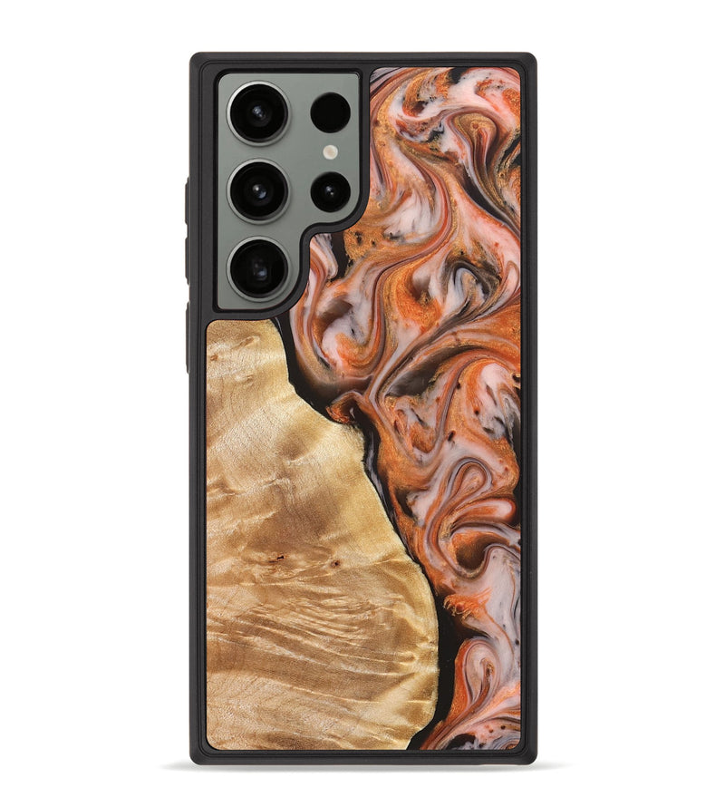 Galaxy S23 Ultra Wood Phone Case - Ayana (Red, 827125)