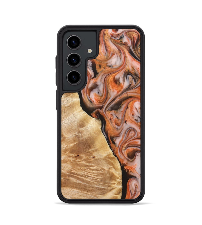 Galaxy S24 Wood Phone Case - Ayana (Red, 827125)