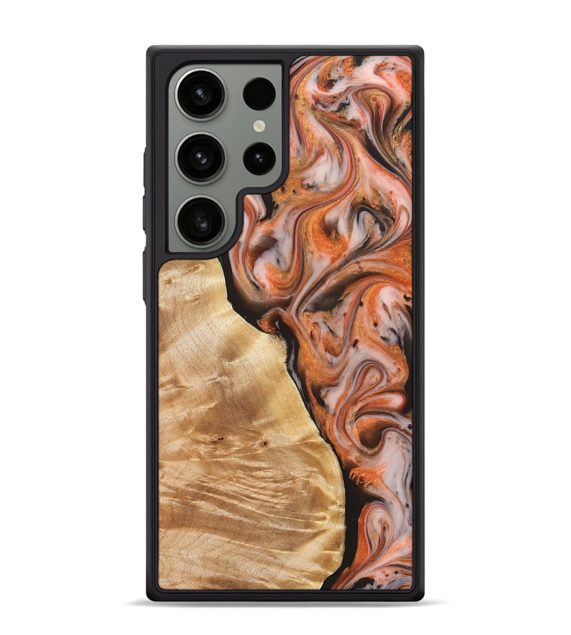 Galaxy S24 Ultra Wood Phone Case - Ayana (Red, 827125)