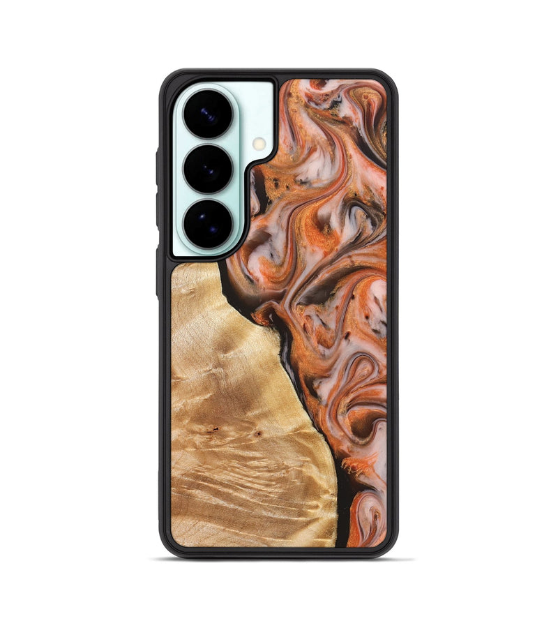 Galaxy S26 Wood Phone Case - Ayana (Red, 827125)
