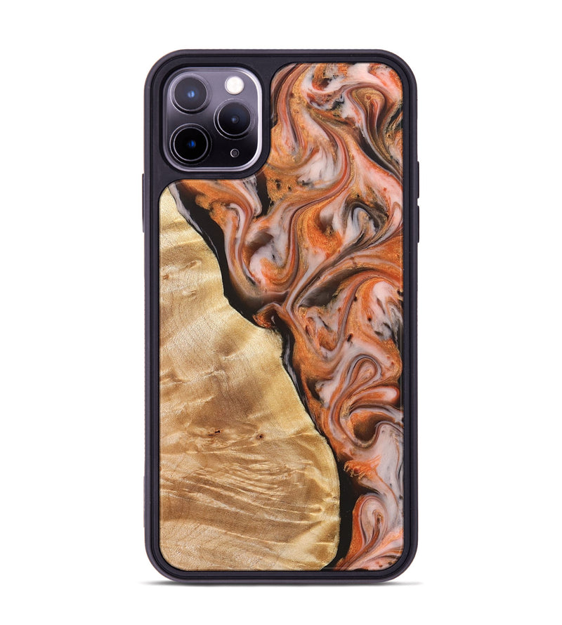 iPhone 11 Pro Max Wood Phone Case - Ayana (Red, 827125)