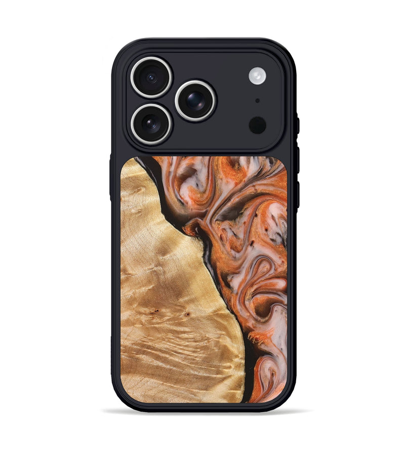 iPhone 17 Pro Wood Phone Case - Ayana (Red, 827125)