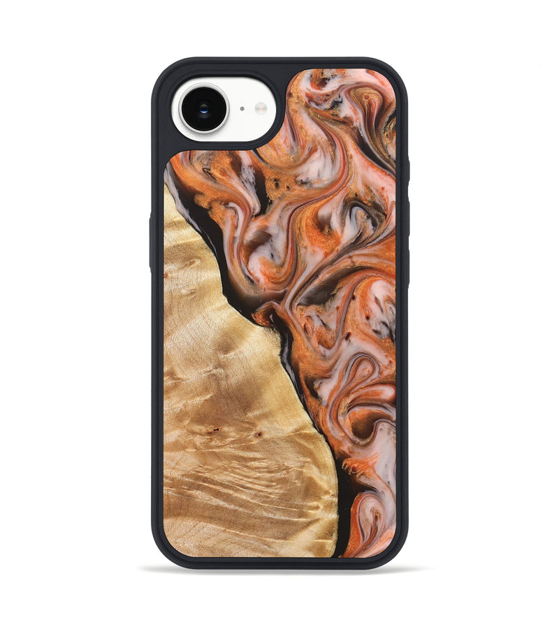 iPhone 17e Wood Phone Case - Ayana (Red, 827125)