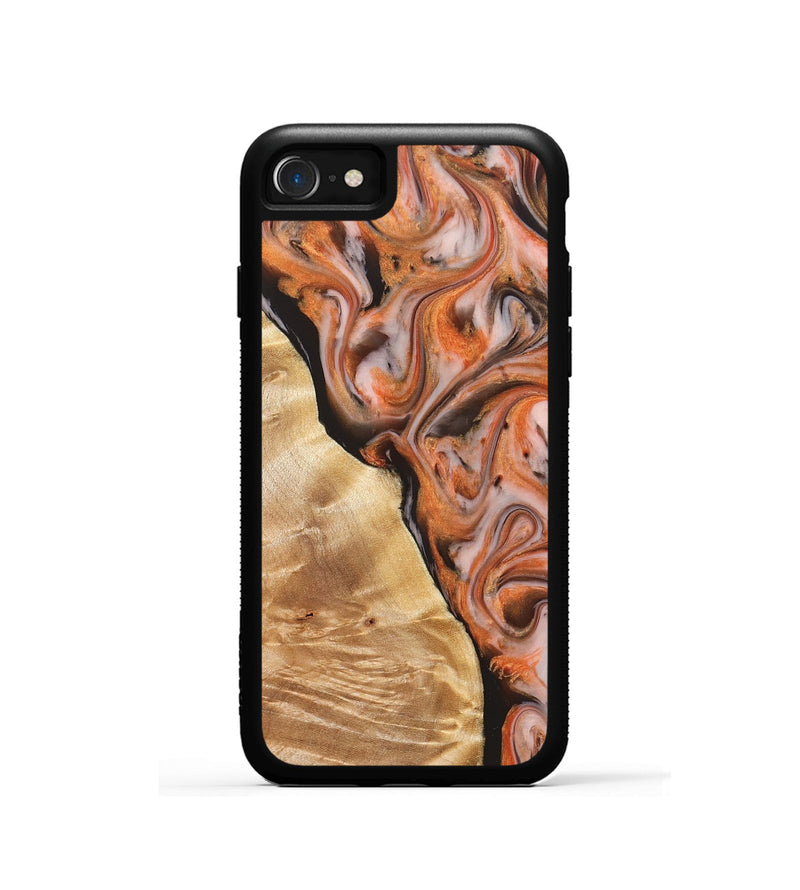 iPhone SE Wood Phone Case - Ayana (Red, 827125)