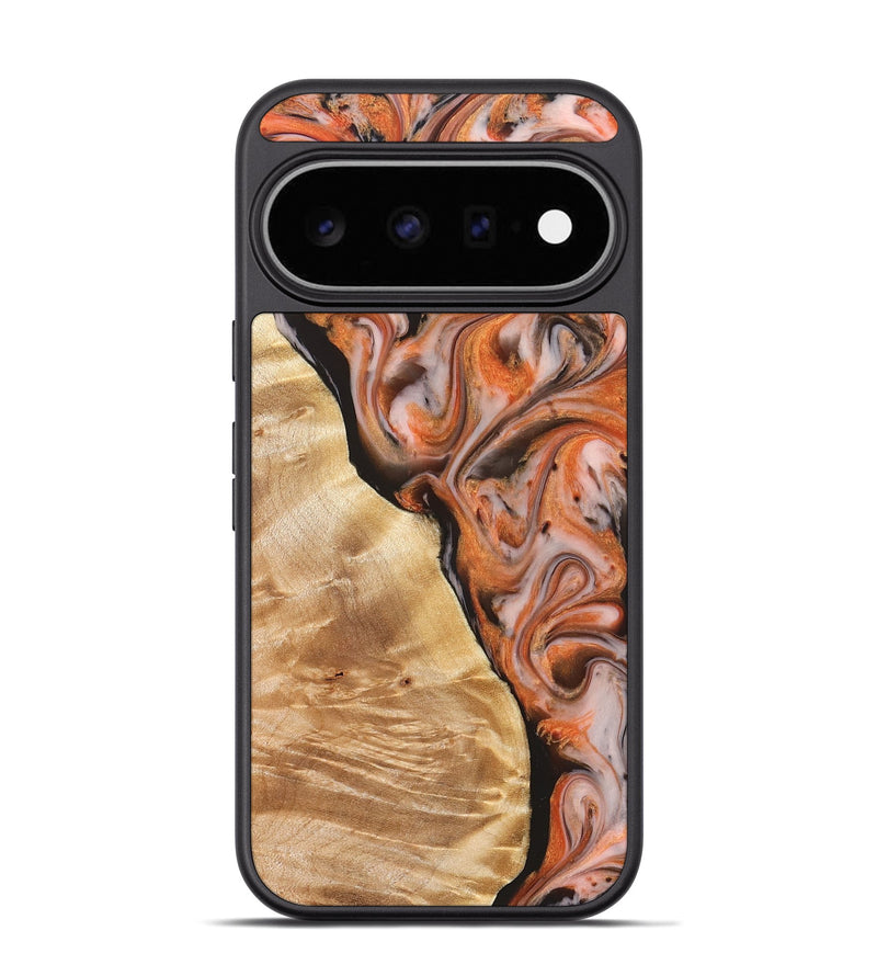 Pixel 11 Pro Wood Phone Case - Ayana (Red, 827125)