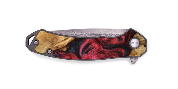 EDC Wood Pocket Knife - Allie (Red, 827126)