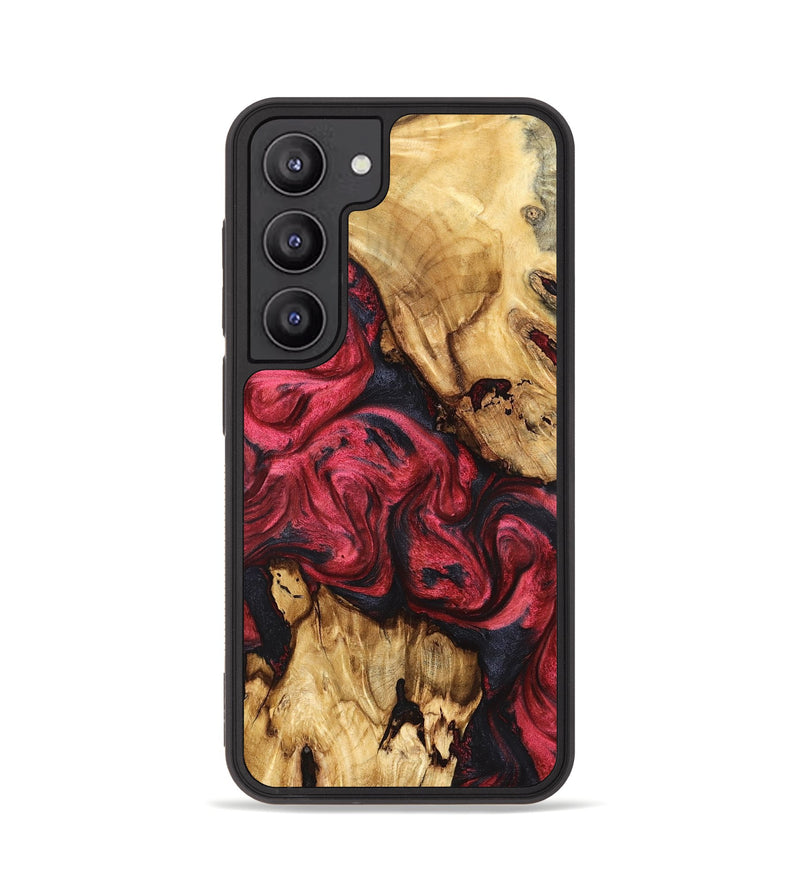 Galaxy S23 Wood Phone Case - Allie (Red, 827126)