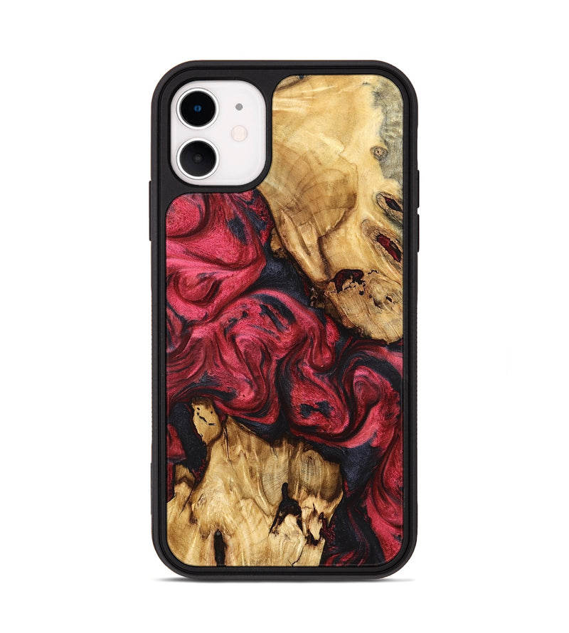 iPhone 11 Wood Phone Case - Allie (Red, 827126)