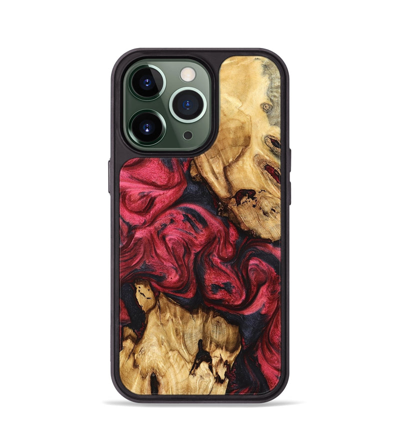 iPhone 13 Pro Wood Phone Case - Allie (Red, 827126)