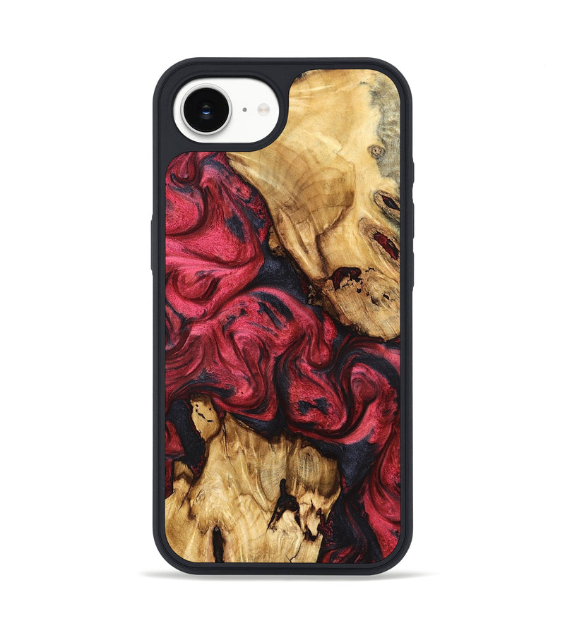 iPhone 16e Wood Phone Case - Allie (Red, 827126)