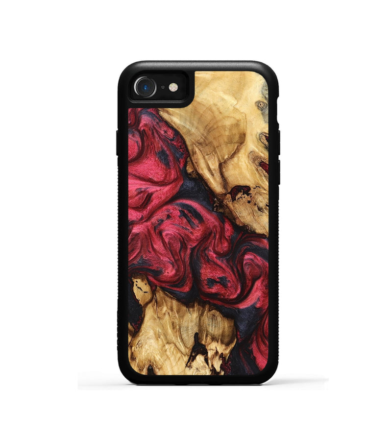iPhone SE Wood Phone Case - Allie (Red, 827126)