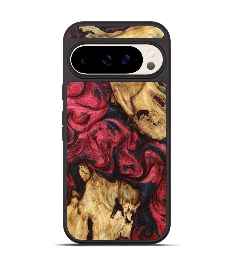 Pixel 10 Wood Phone Case - Allie (Red, 827126)