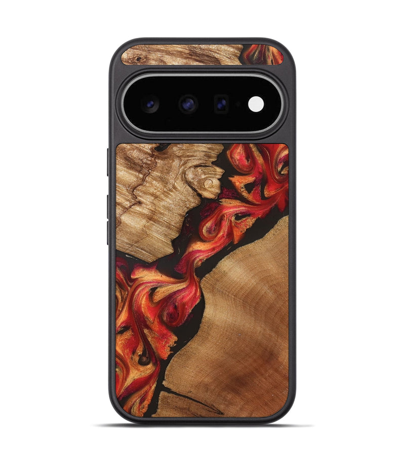 Pixel 11 Wood Phone Case - Van (Red, 827127)