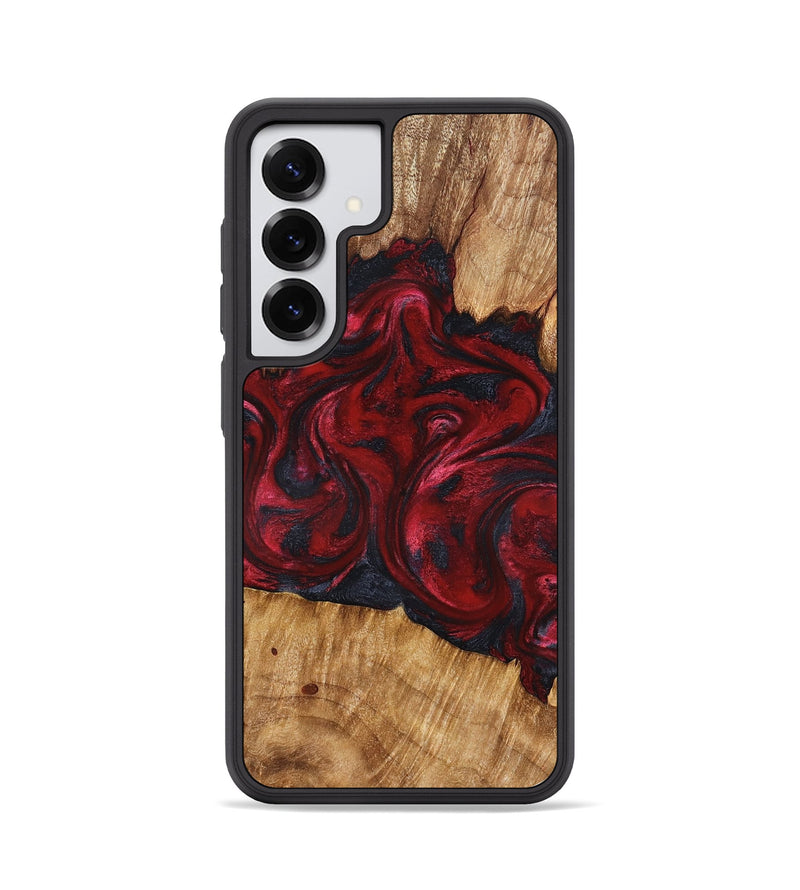 Galaxy S25 Wood Phone Case - Etta (Red, 827128)