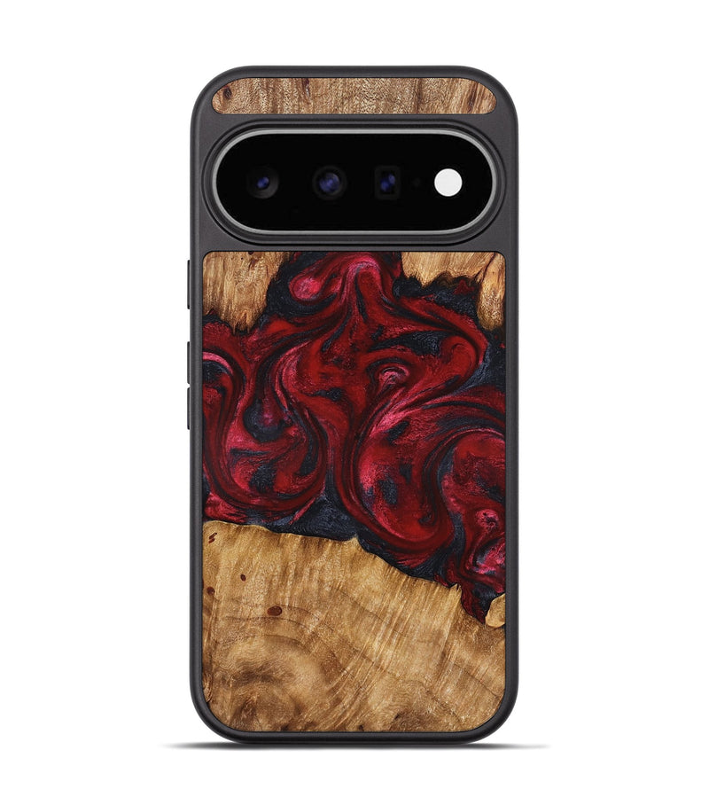 Pixel 11 Wood Phone Case - Etta (Red, 827128)