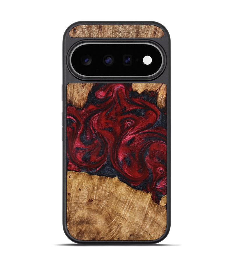 Pixel 11 Pro Wood Phone Case - Etta (Red, 827128)
