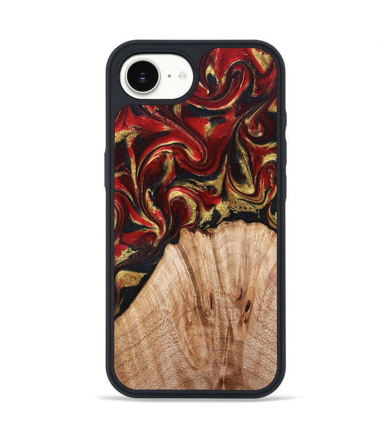 iPhone 17e Wood Phone Case - Bert (Red, 827129)