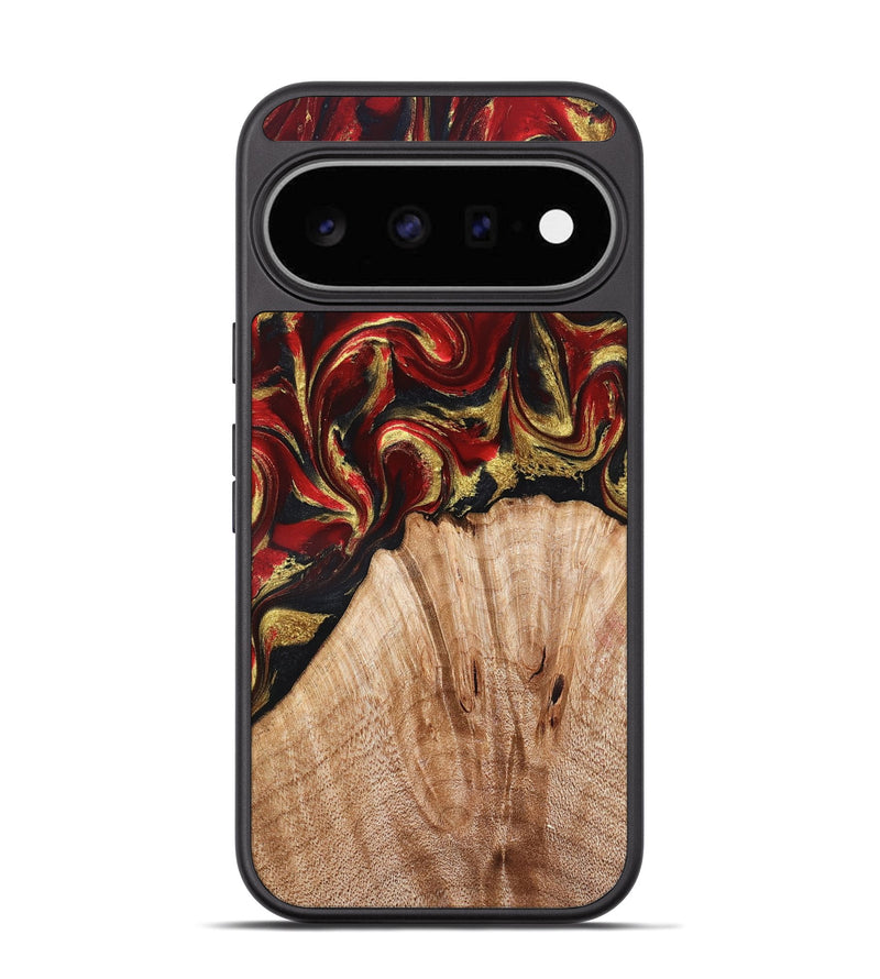 Pixel 11 Wood Phone Case - Bert (Red, 827129)