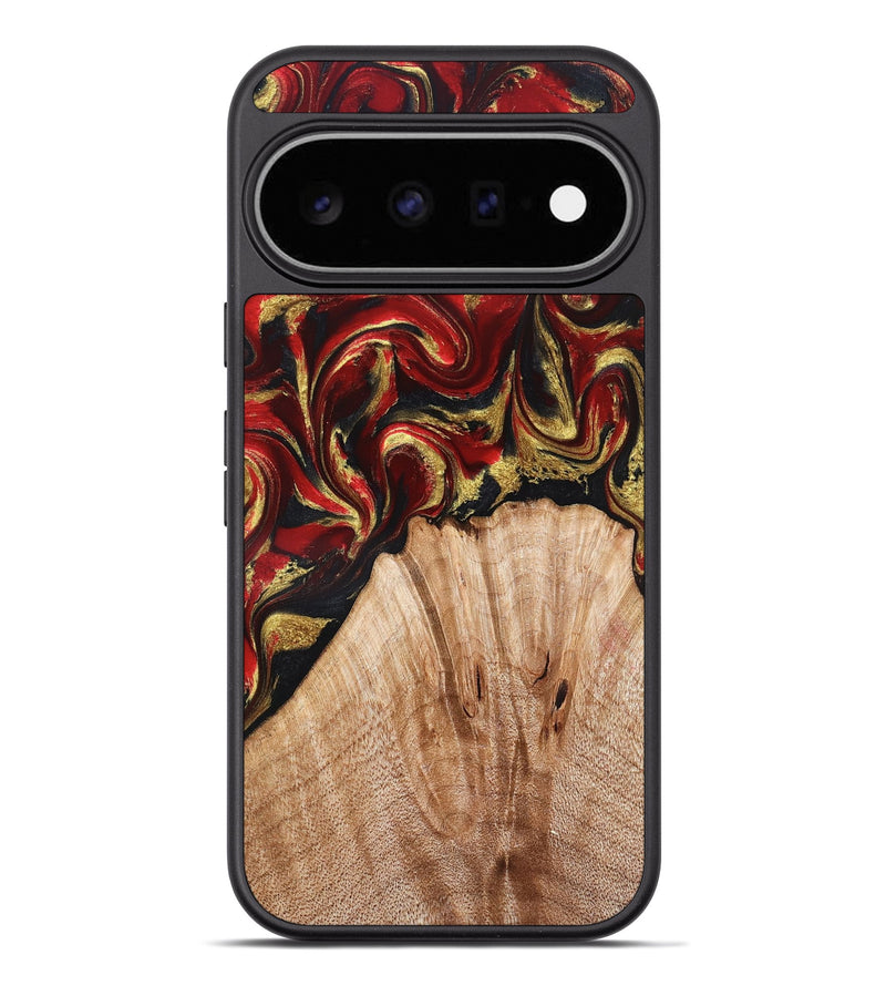 Pixel 11 Pro XL Wood Phone Case - Bert (Red, 827129)