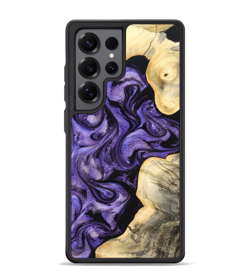 Galaxy S25 Ultra Wood Phone Case - Brayan (Purple, 827130)