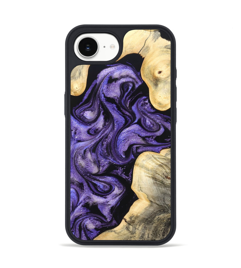 iPhone 16e Wood Phone Case - Brayan (Purple, 827130)