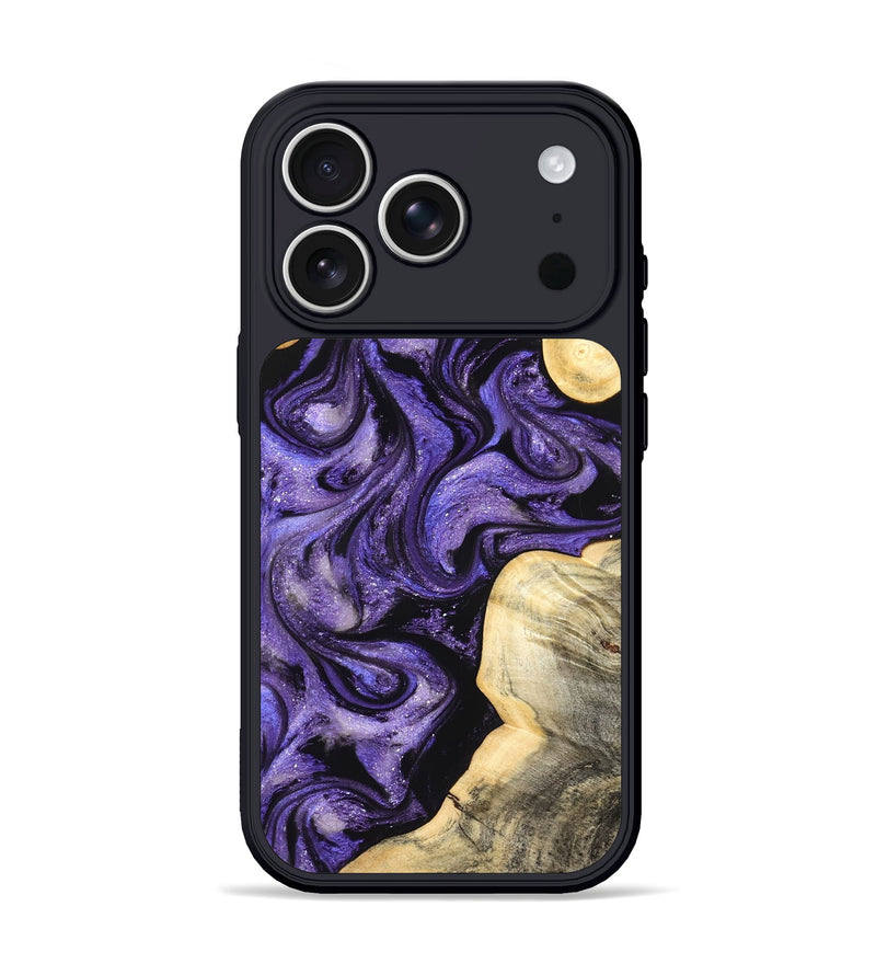 iPhone 17 Pro Wood Phone Case - Brayan (Purple, 827130)