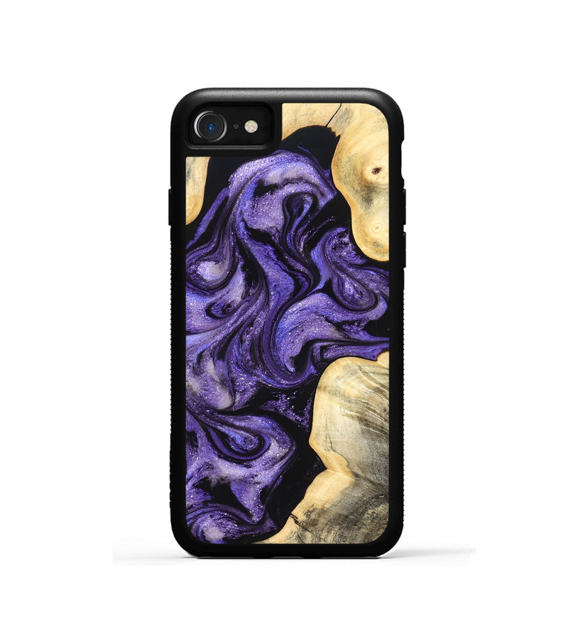 iPhone SE Wood Phone Case - Brayan (Purple, 827130)