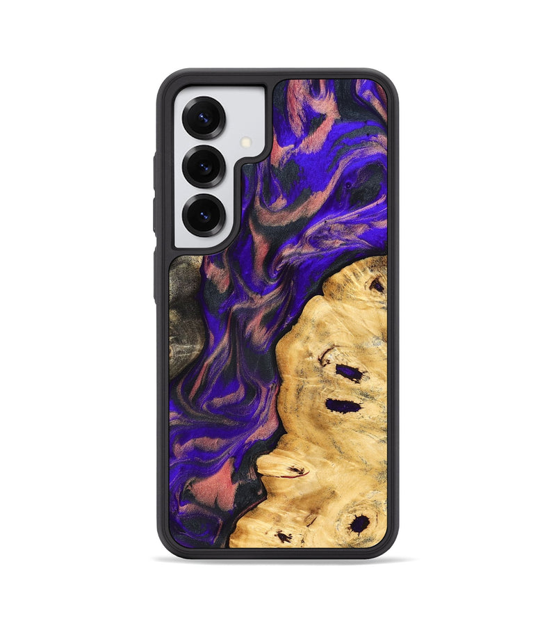 Galaxy S25 Wood Phone Case - Darcie (Purple, 827131)