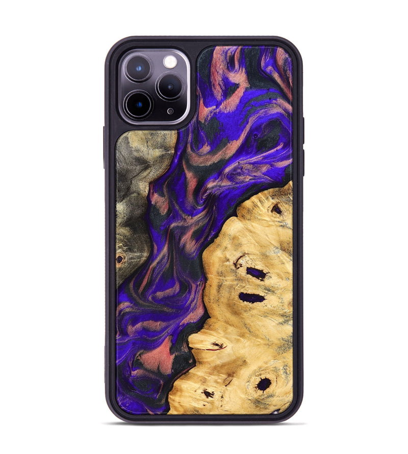 iPhone 11 Pro Max Wood Phone Case - Darcie (Purple, 827131)