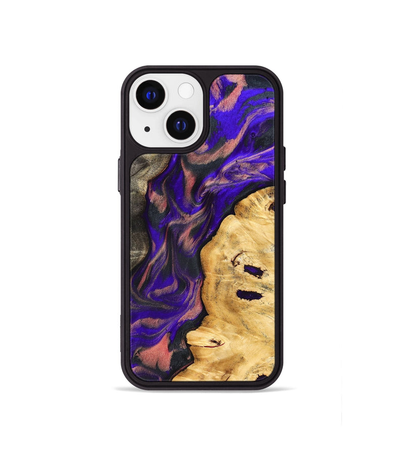 iPhone 13 mini Wood Phone Case - Darcie (Purple, 827131)