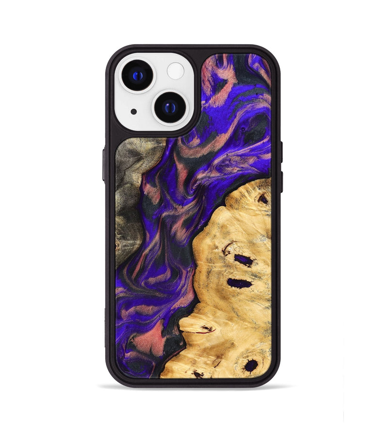 iPhone 13 Wood Phone Case - Darcie (Purple, 827131)