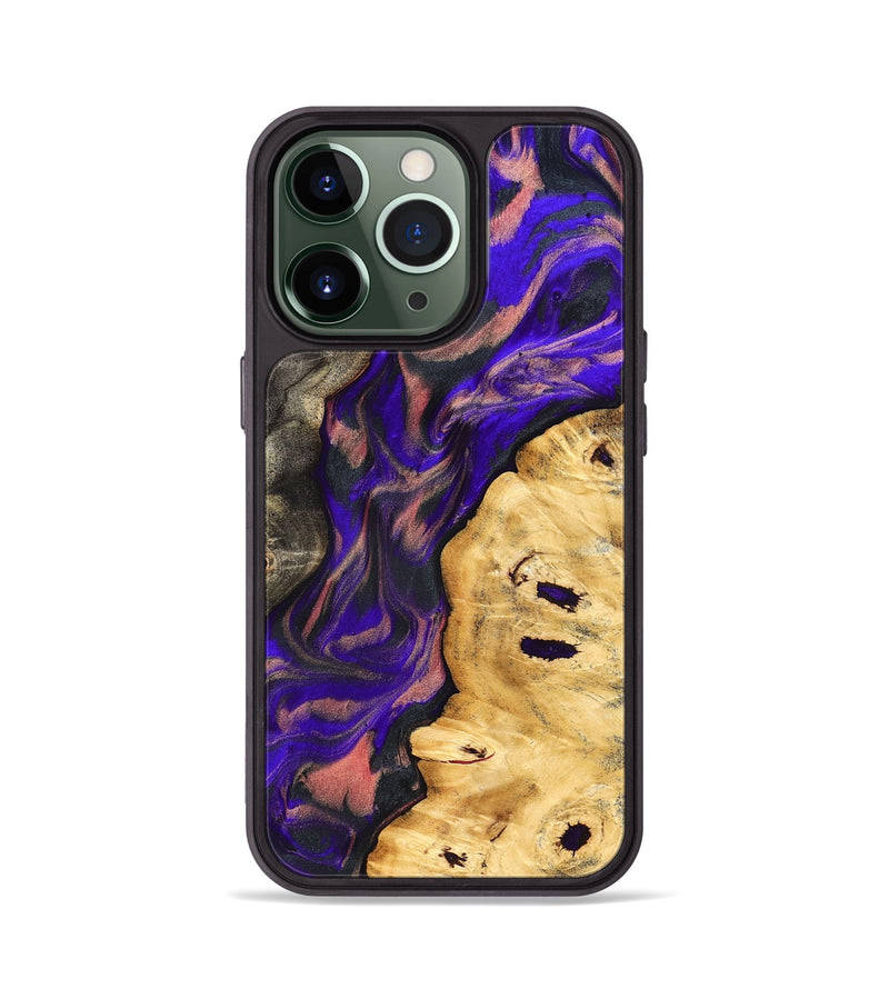iPhone 13 Pro Wood Phone Case - Darcie (Purple, 827131)