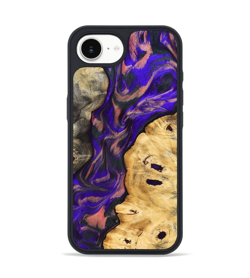 iPhone 16e Wood Phone Case - Darcie (Purple, 827131)
