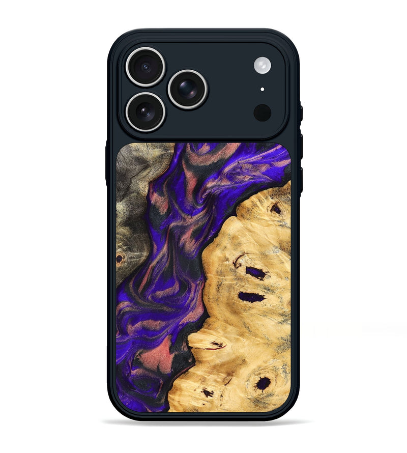 iPhone 17 Pro Max Wood Phone Case - Darcie (Purple, 827131)