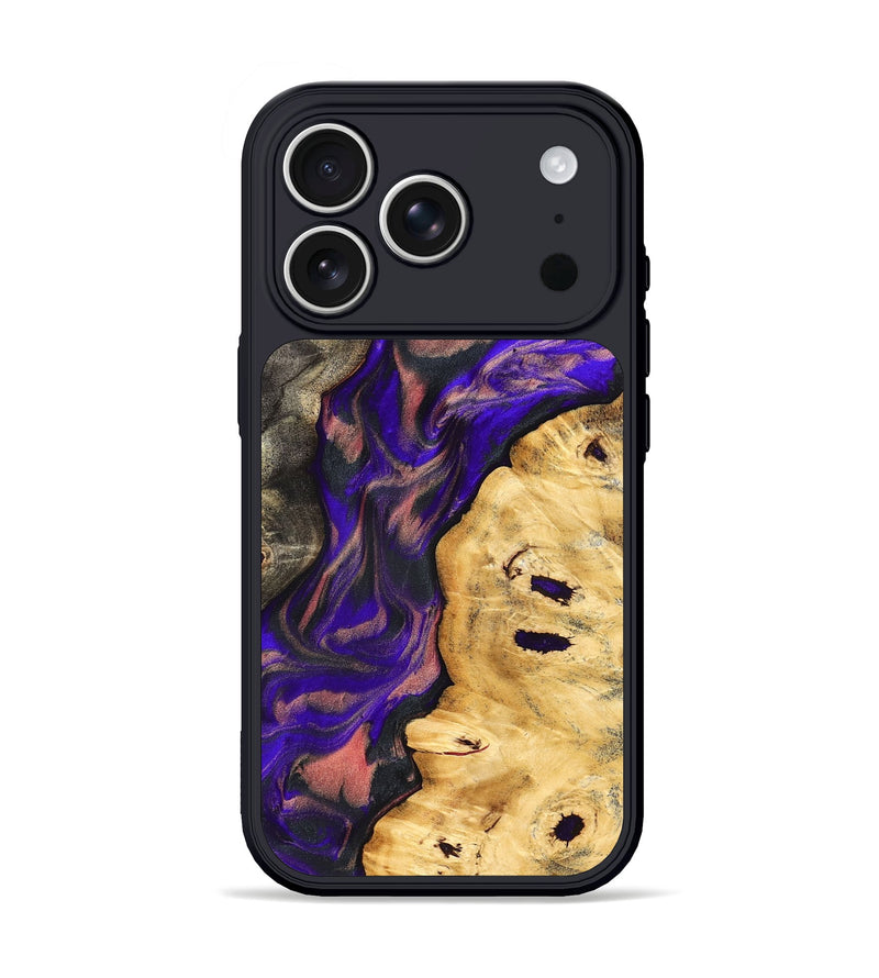iPhone 17 Pro Wood Phone Case - Darcie (Purple, 827131)