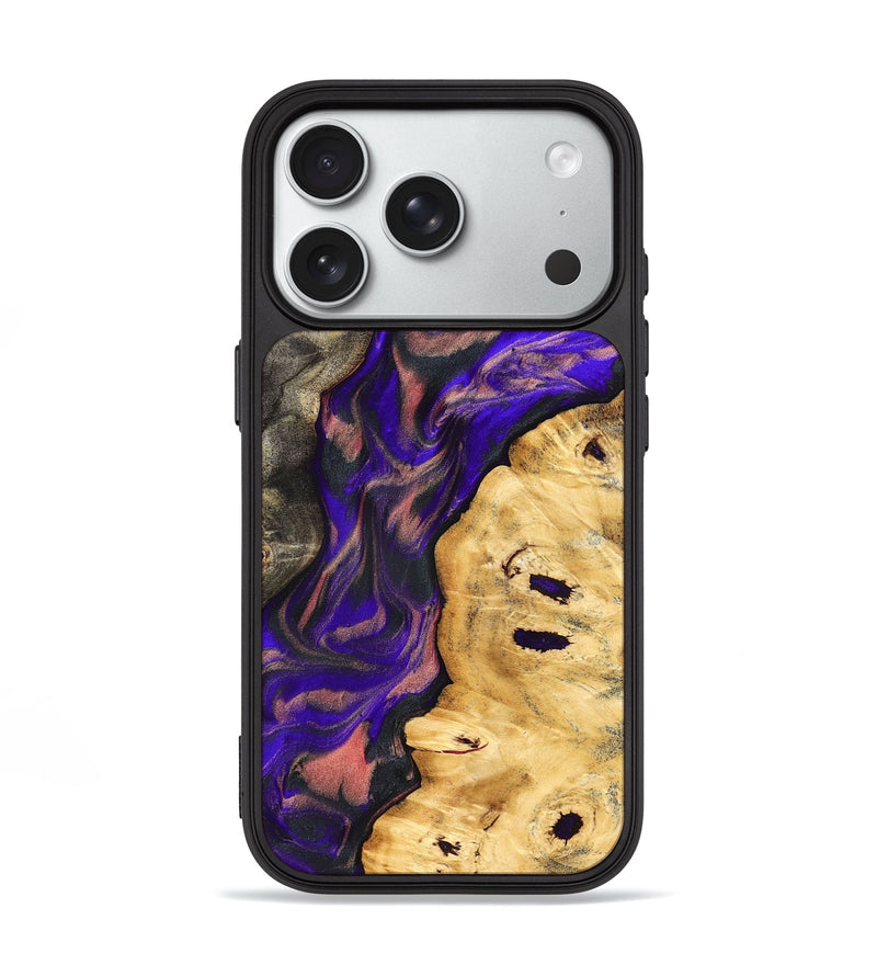 iPhone 18 Pro Wood Phone Case - Darcie (Purple, 827131)