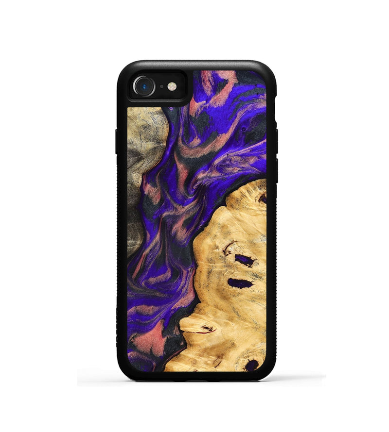 iPhone SE Wood Phone Case - Darcie (Purple, 827131)