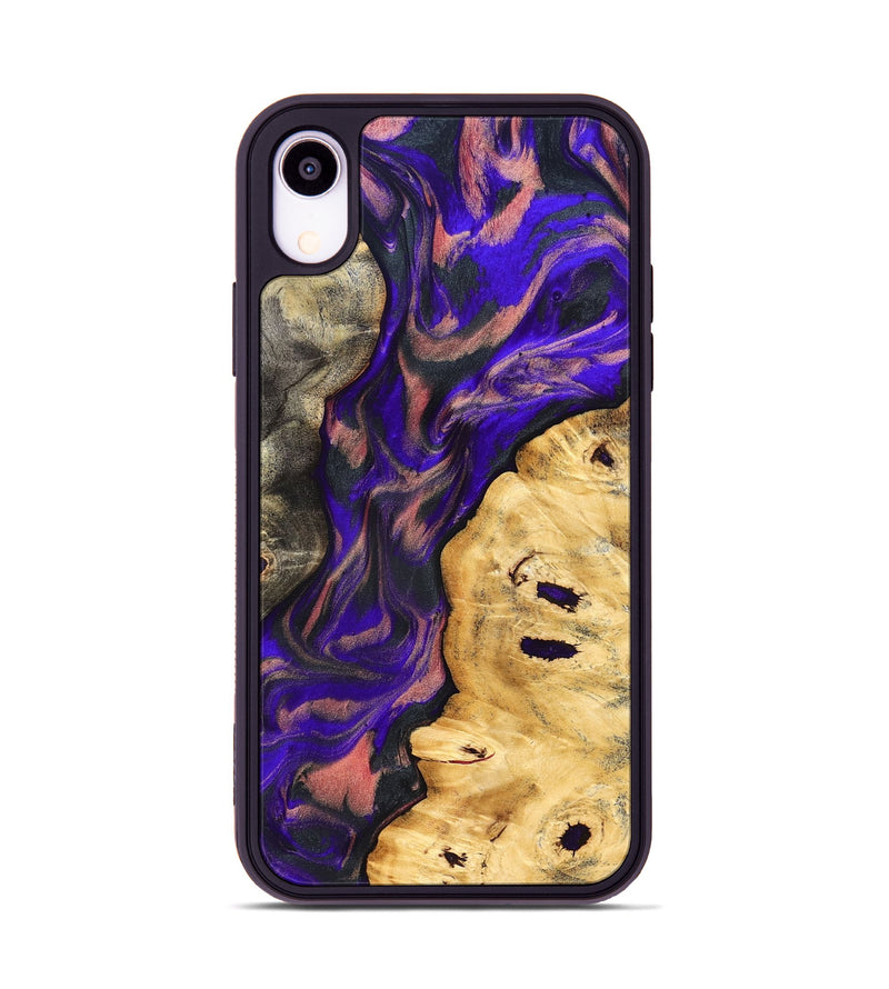 iPhone Xr Wood Phone Case - Darcie (Purple, 827131)