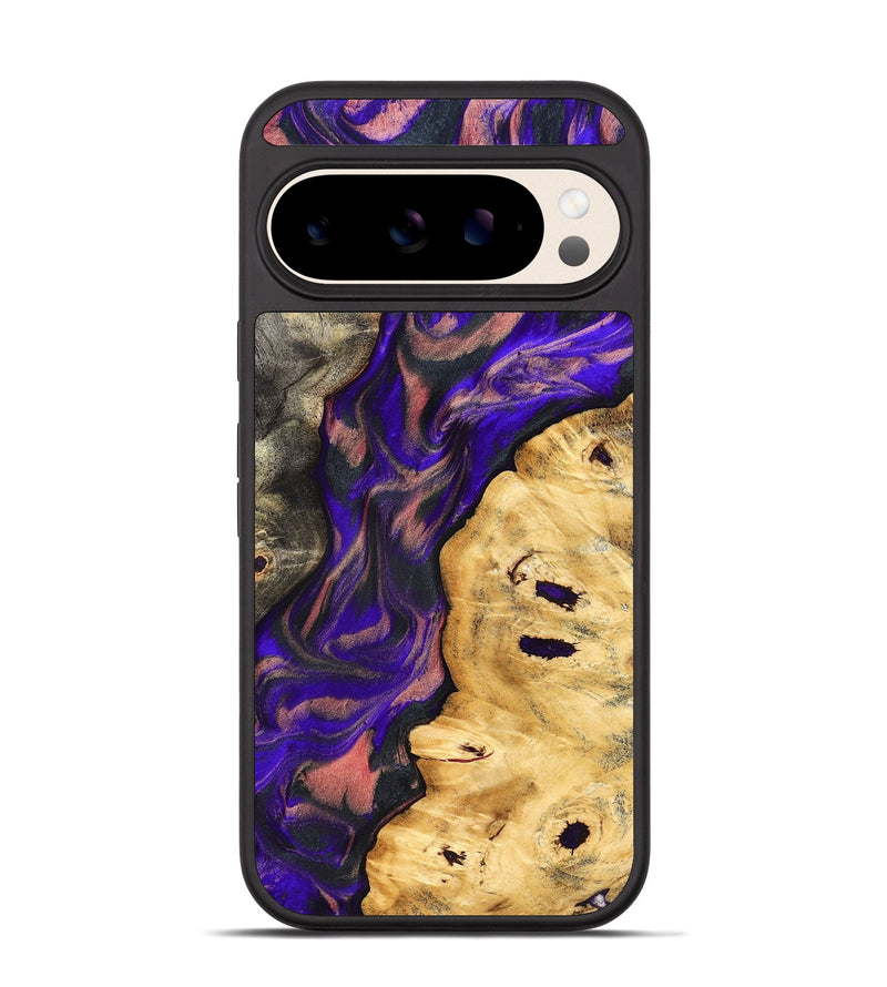 Pixel 10 Wood Phone Case - Darcie (Purple, 827131)