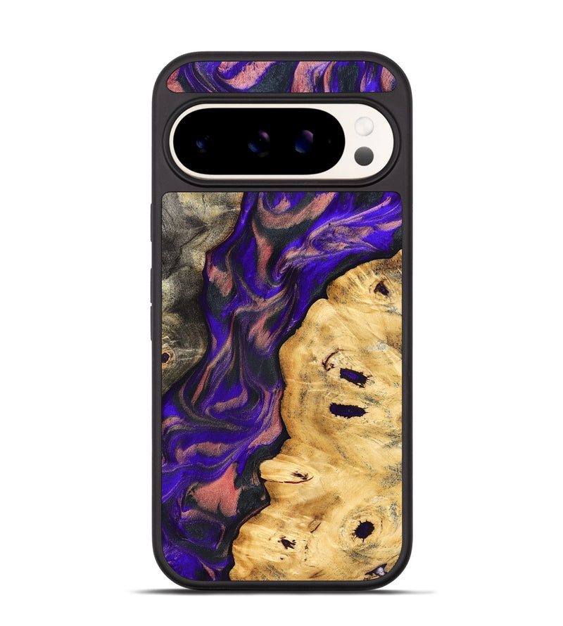 Pixel 9 Wood Phone Case - Darcie (Purple, 827131)